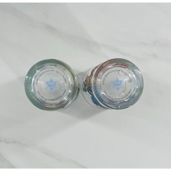 Set of 2 Unemployed Philosophers Guild - Jews Glasses - Novelty Glasses, Artists - Picture 6 of 9